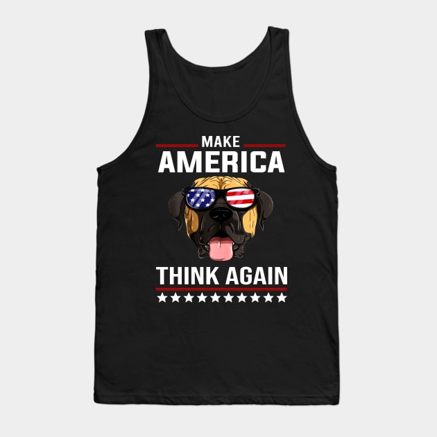 Make America Think Again Tank Top by DragonTees